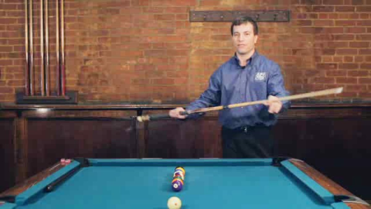 How to Make the "Easy Alternate" Pool Trick Shot Howcast