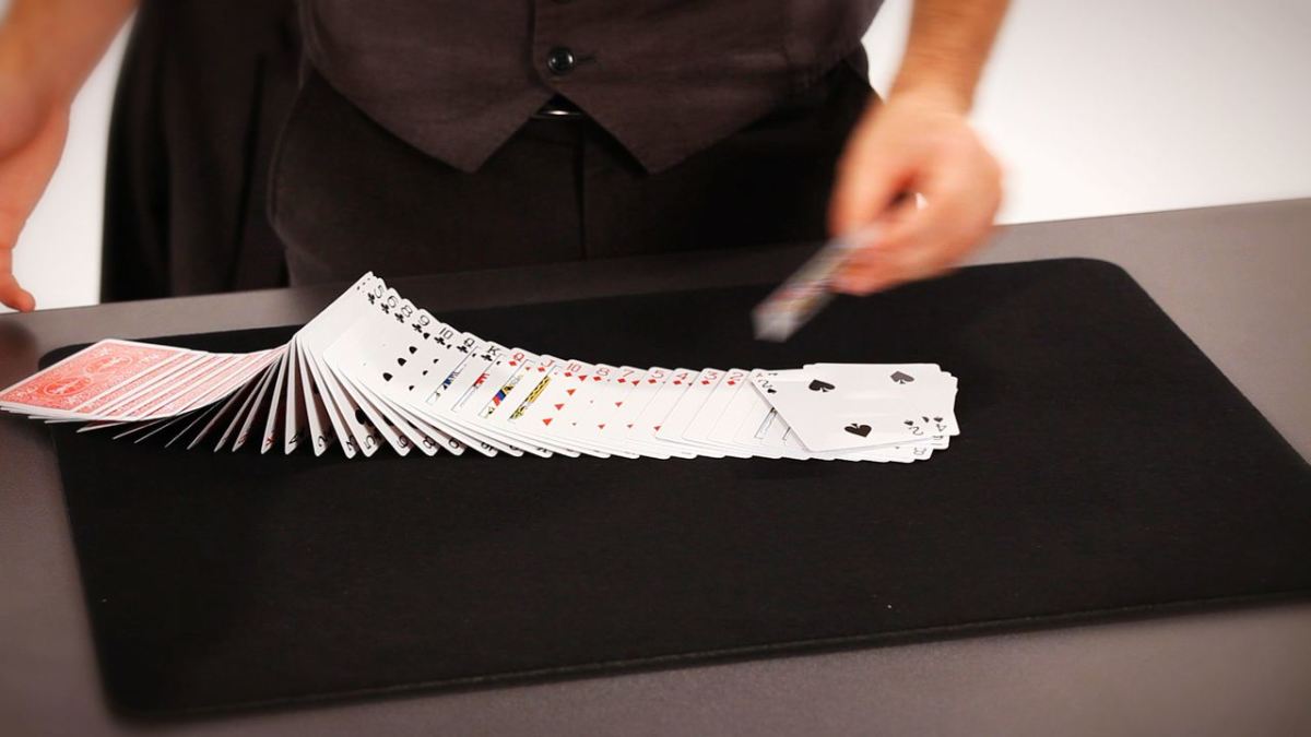 How to Do the Ribbon Spread Card Flourish Howcast