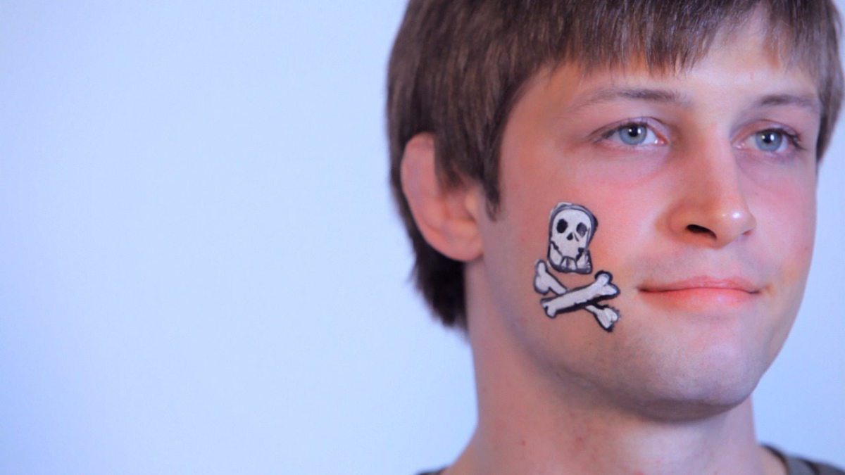 How to Paint a Cheek Skull with Face Paint Howcast