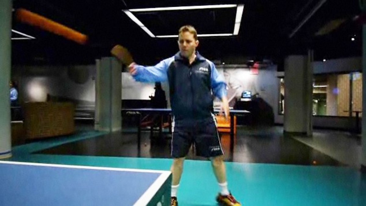How to Do a Backhand Loop in Table Tennis aka Ping Pong Howcast