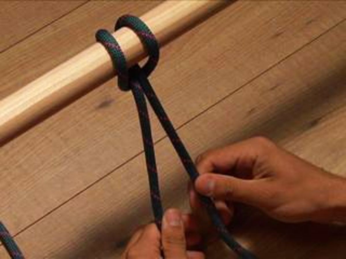 How to Tie a Cow Hitch Knot Howcast
