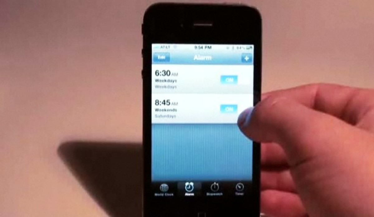 How to Set Your iPhone Alarm Clock Howcast