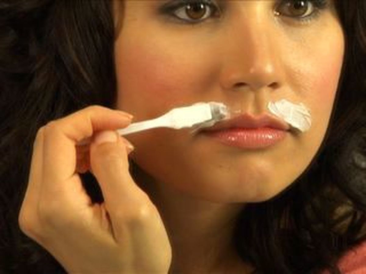 How to Bleach Your Upper Lip Howcast