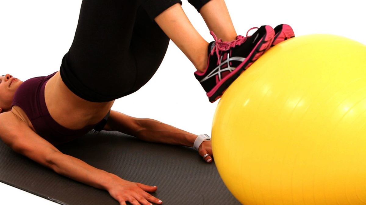 How to Do a Glute & Hamstring Workout on a Stability Ball Howcast