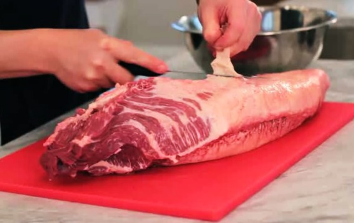 How to Start Trimming a Brisket for Barbecue Howcast