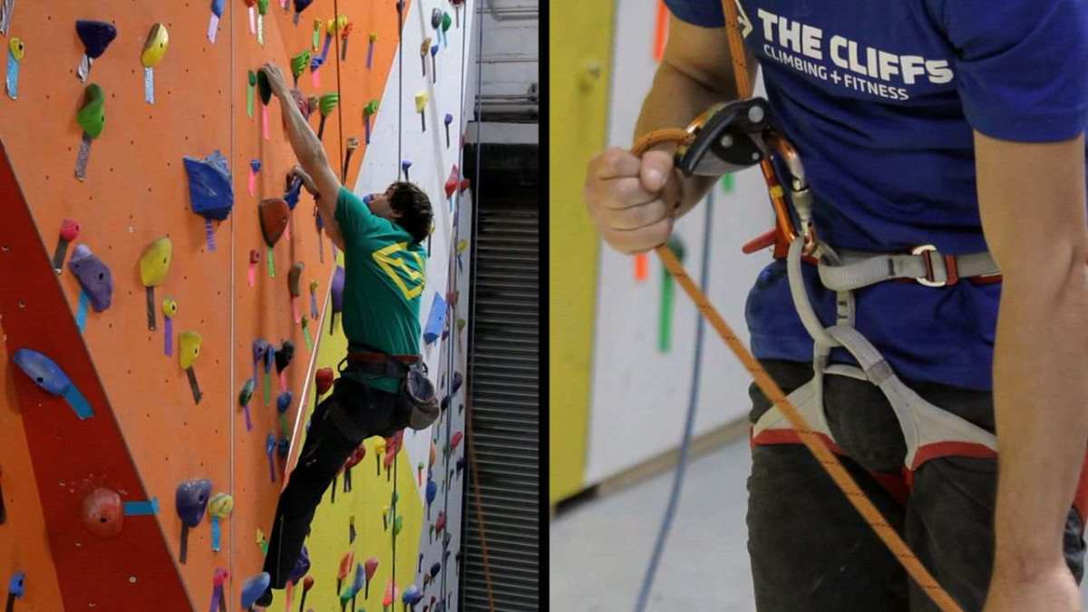 How to Use Proper TopRope Belay Method for Indoor Climbing Howcast