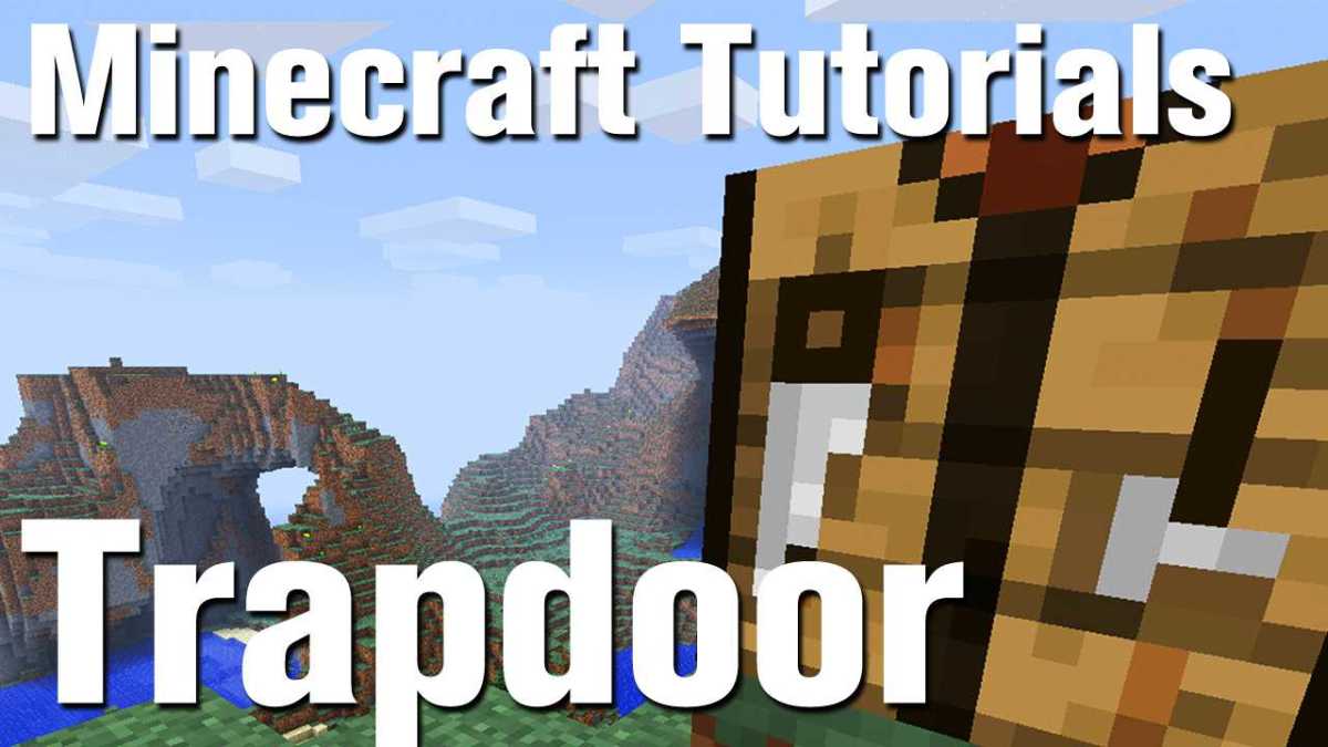 Minecraft Tutorial How To Make A Trapdoor In Minecraft