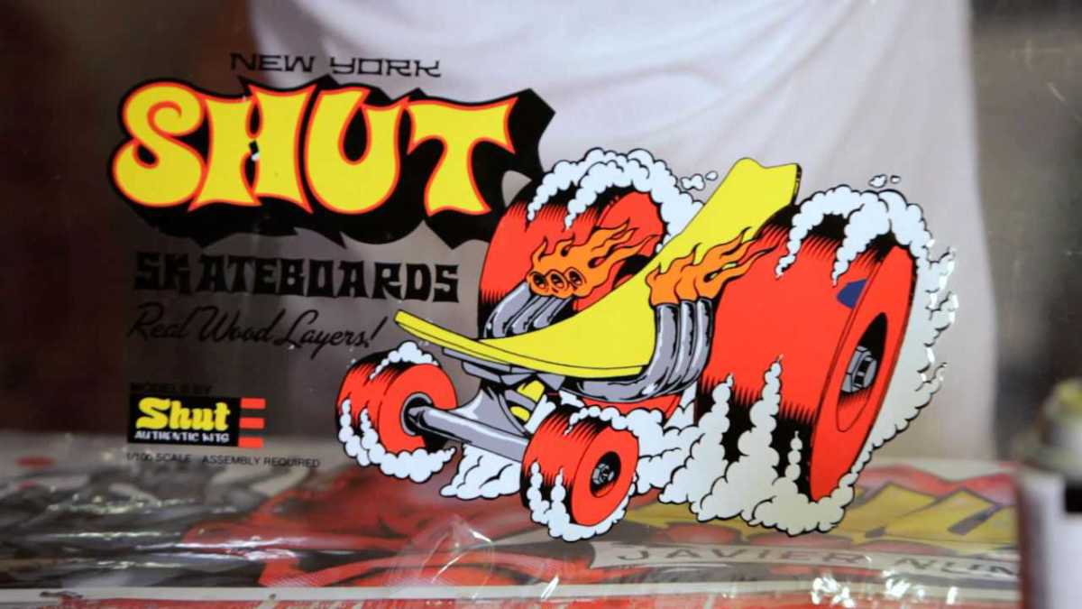 silkscreen skateboard