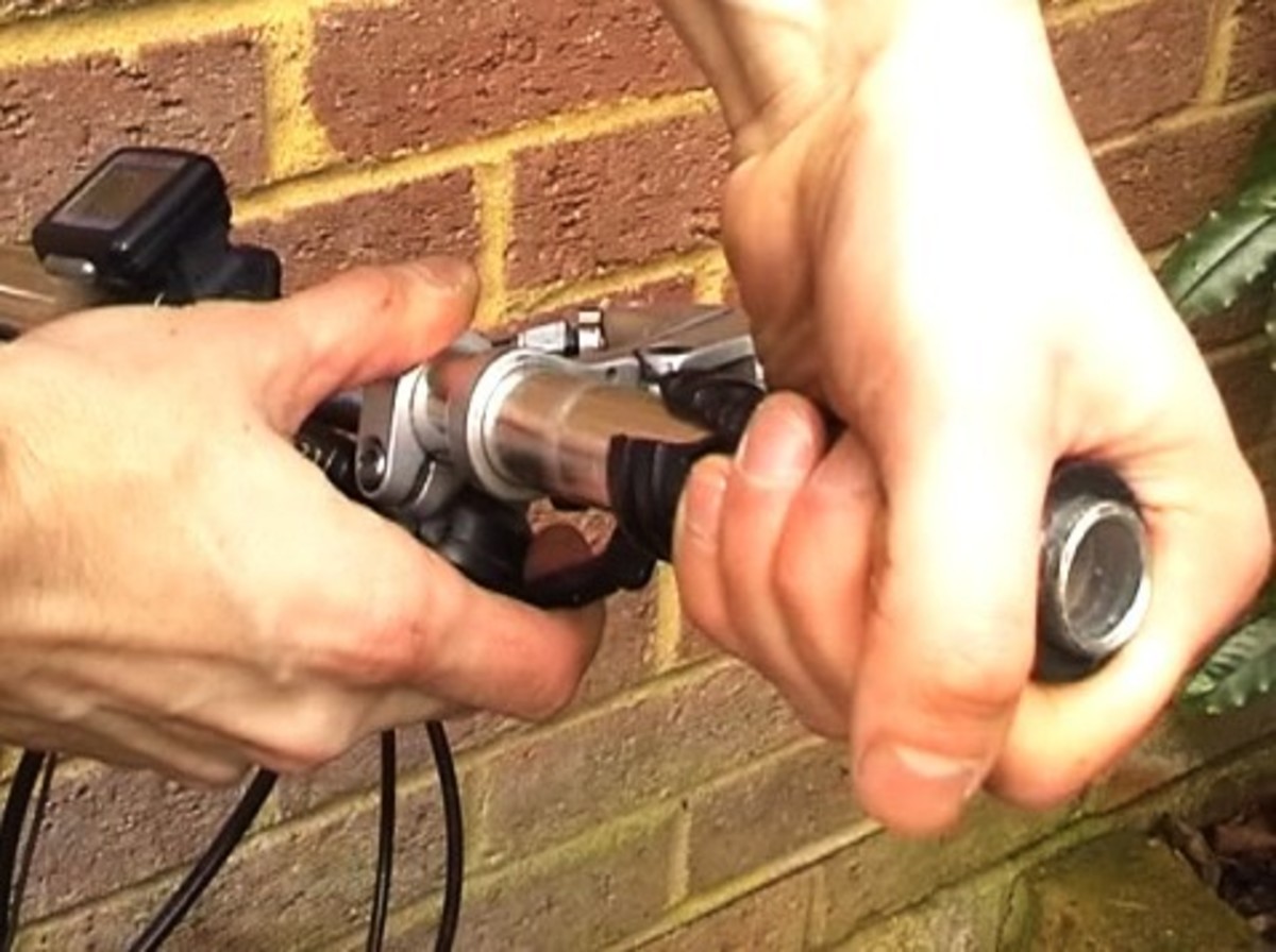 How to Remove Bike Handlebar Grips Howcast