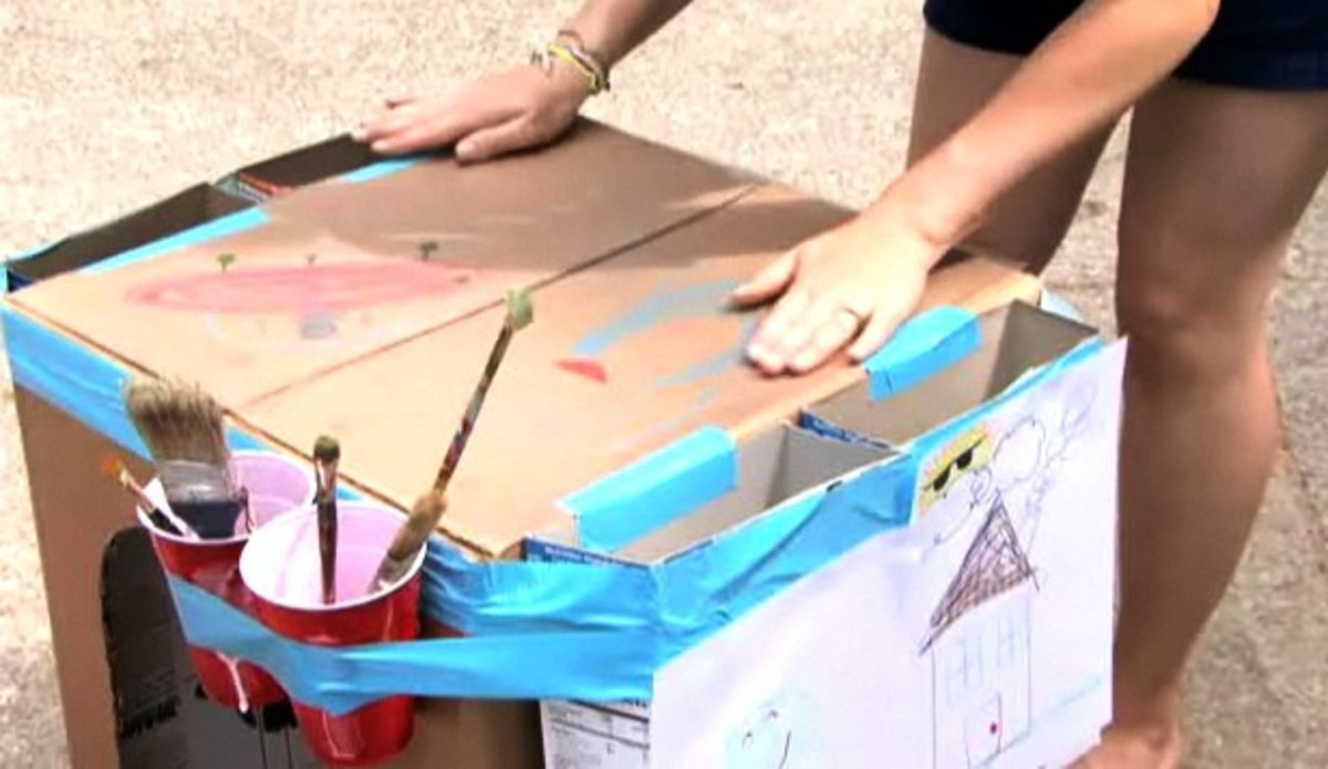 How To Make A Cardboard Desk Howcast