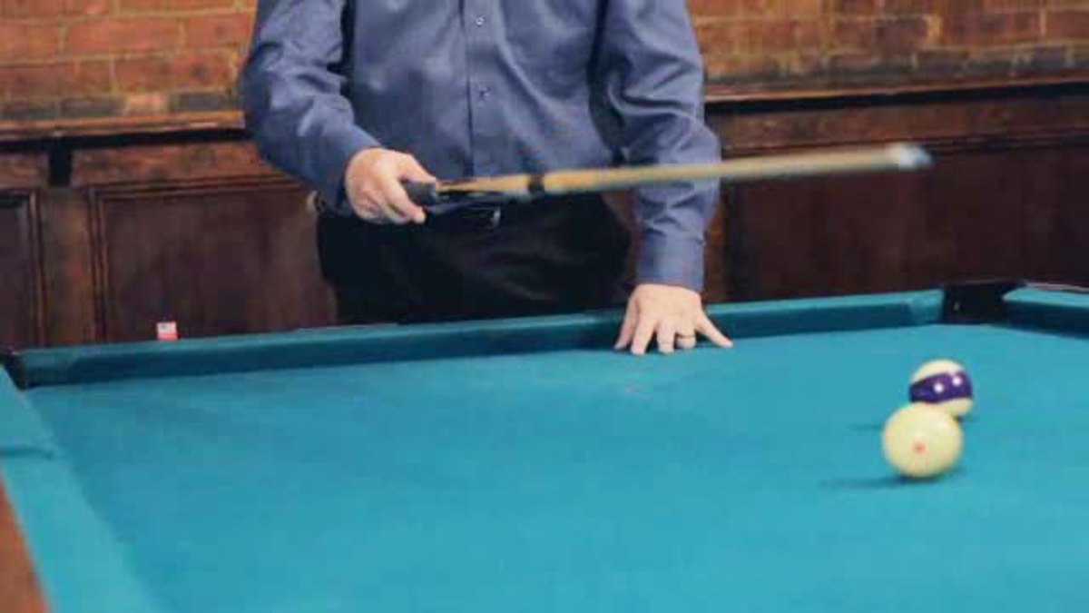 How to Stop the Cue Ball for Pool Trick Shots Howcast