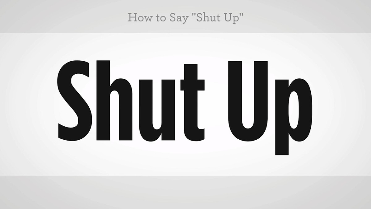 How to Say "Shut Up" in Mandarin Chinese - Howcast