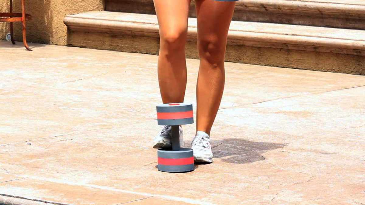 How to Use Water Aerobics Dumbbells Howcast