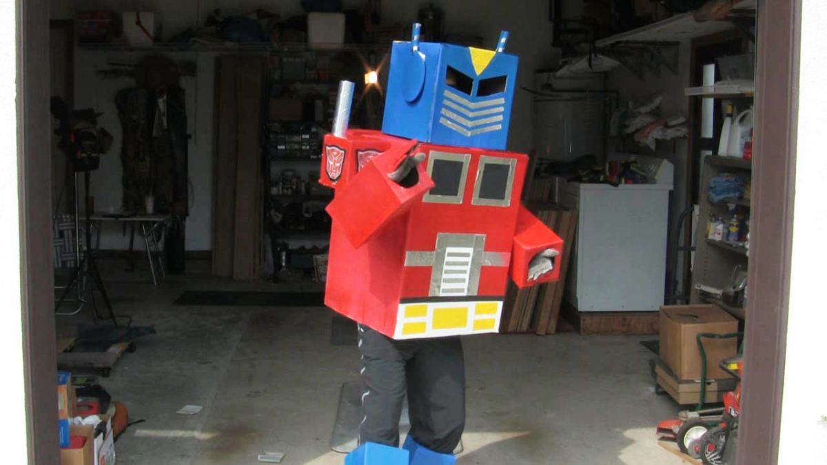 Diy Transformer Costume Template