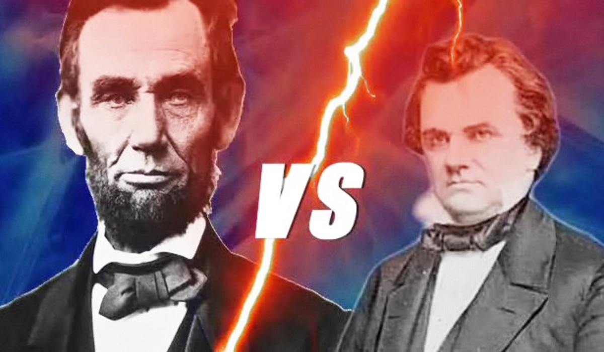 Image result for lincoln vs douglas