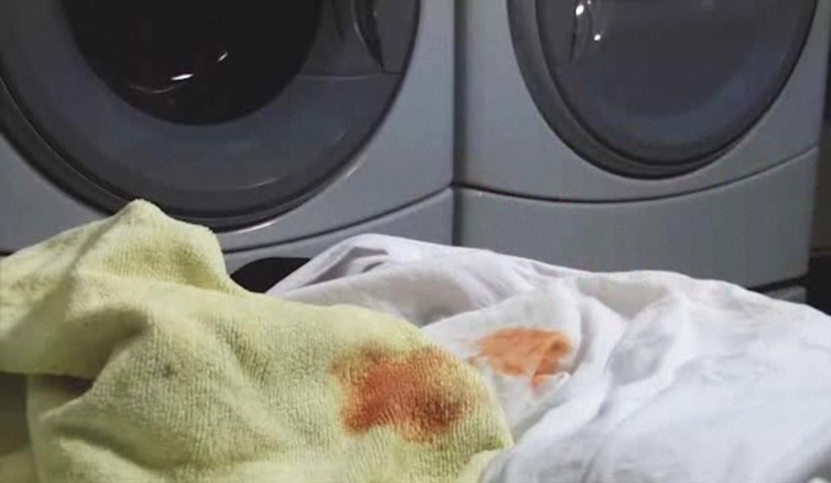 clothes ketchup stains fabric howcast