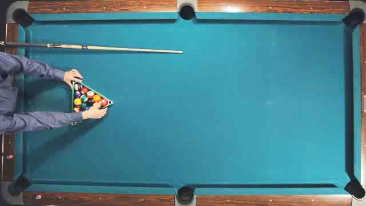 How to Rack & Break for Pool Trick Shots Howcast